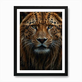 Lion Portrait Art Print