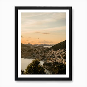 Sunset In Croatia 2 Art Print