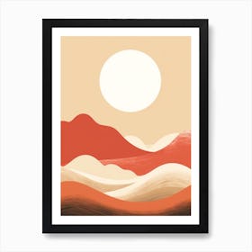 Desert Landscape 1 Art Print