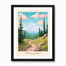 Mount Robson Provincial Park Canada 1 Hike Poster Art Print