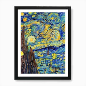 Starry Night 213 Art Print