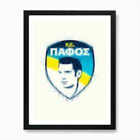 Pafos Fc First Division Cyprus Art Print