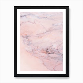 Blush Marble Art Print