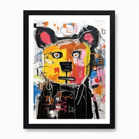 Street bear 1 Art Print