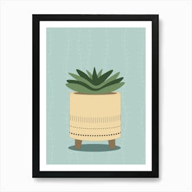 Potted Succulent Poster