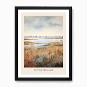 The Norfolk Coast England Uk Trail Poster Art Print