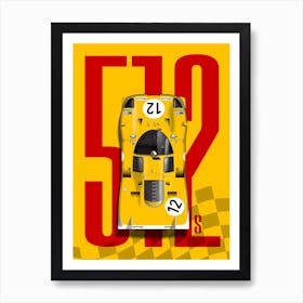 512S Le Mans No 12 Art Print