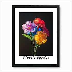 Bright Inflatable Flowers Poster Phlox 2 Art Print