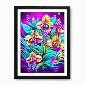 Orchid Whispers Art Print