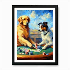 Dogs Playing Poker Poster