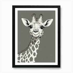 Giraffe 41 Art Print