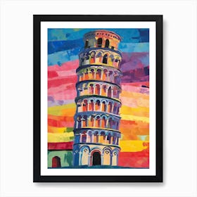 Tower Of Pisa Henri Matisse Style 1 Art Print