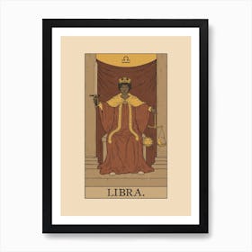 Libra X Justice Art Print