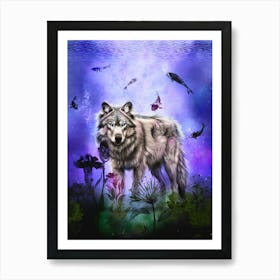 Within - Wolf Portrait Poster