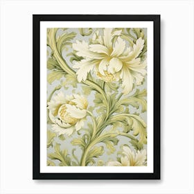 Floral Wallpaper 264 Art Print