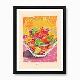 Winegums Candy Sweets Retro Advertisement Style 1 Poster Art Print