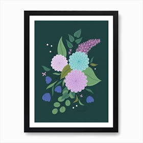 Floral Harmony Art Print