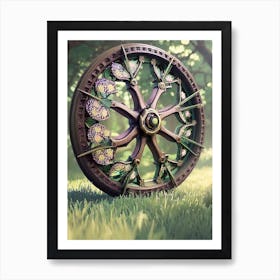 Wheel Of The Gods Art Print