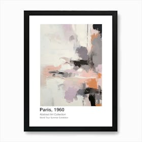 World Tour Exhibition, Abstract Art, Paris, 1960 11 Art Print