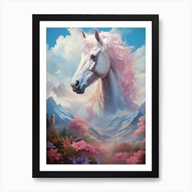 Horse In The Sky 4 Art Print