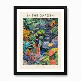 In The Garden Poster Butchart Gardens 3 Art Print