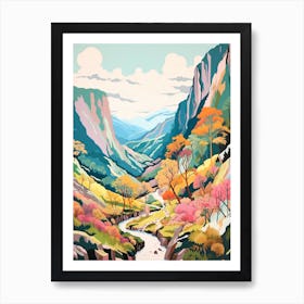 Ben Nevis Scotland 1 Hike Illustration Art Print