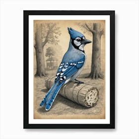 Blue Jay 1 Art Print