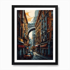 Street Painting 3 Art Print