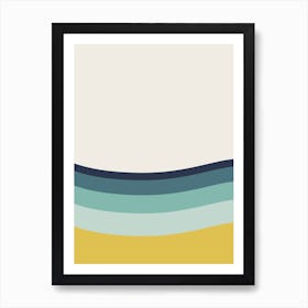 Abstract Ocean Wave Art Print