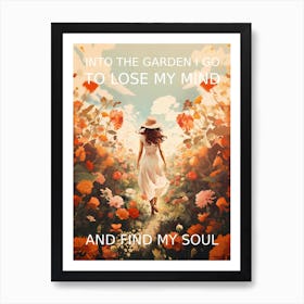 Into The Garden Art Print