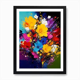 Festival Of Flowers Art Print