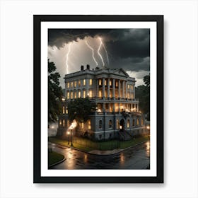 White House Invasion Art Print