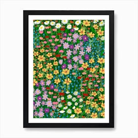 Wild Flowers 1 Art Print