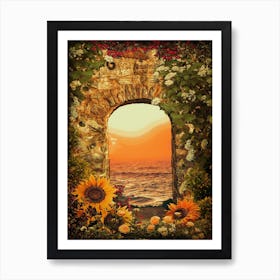 Fantasy Arch Ocean Art Print