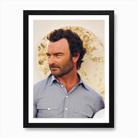 Liev Schreiber Retro Collage Movies Art Print