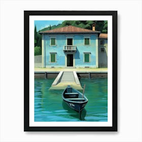 House On The Water Art Print