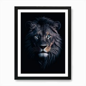 Lion face Poster