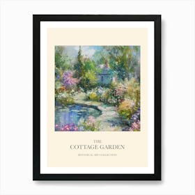 Cottage Garden Poster Enchanted Pond 2 Art Print