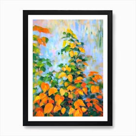 Golden Pothos 2 Impressionist Painting Art Print