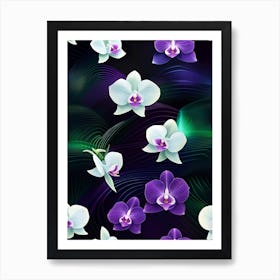 Orchids Wallpaper 2 Art Print