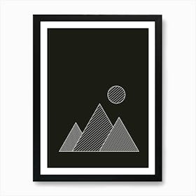 Mountain In The Sky Art Print