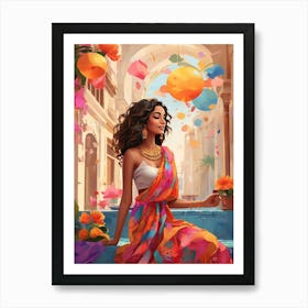 TGIF girl Mood Unleashed Dive Into The Weekend With The Vibe 1 Art Print