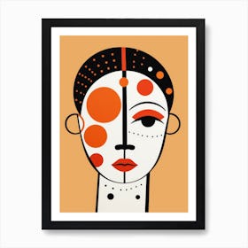 Face Of An African Woman Art Print