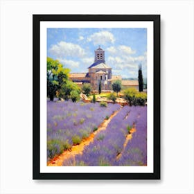 Lavender Fields 1 Art Print
