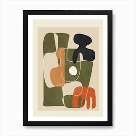 Organic Rhythms 1 Art Print