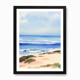 Cottesloe Beach 2, Australia Watercolour Art Print