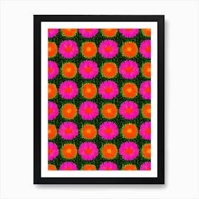 Chrysanthemums Andy Warhol Flower Art Print