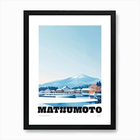 Matsumoto Japan 2 Colourful Travel Poster Art Print