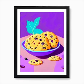 Oatmeal Raisin Cookies Dessert Pop Matisse 2 Flower Art Print