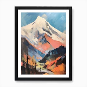 Great End England 1 Mountain Painting Art Print